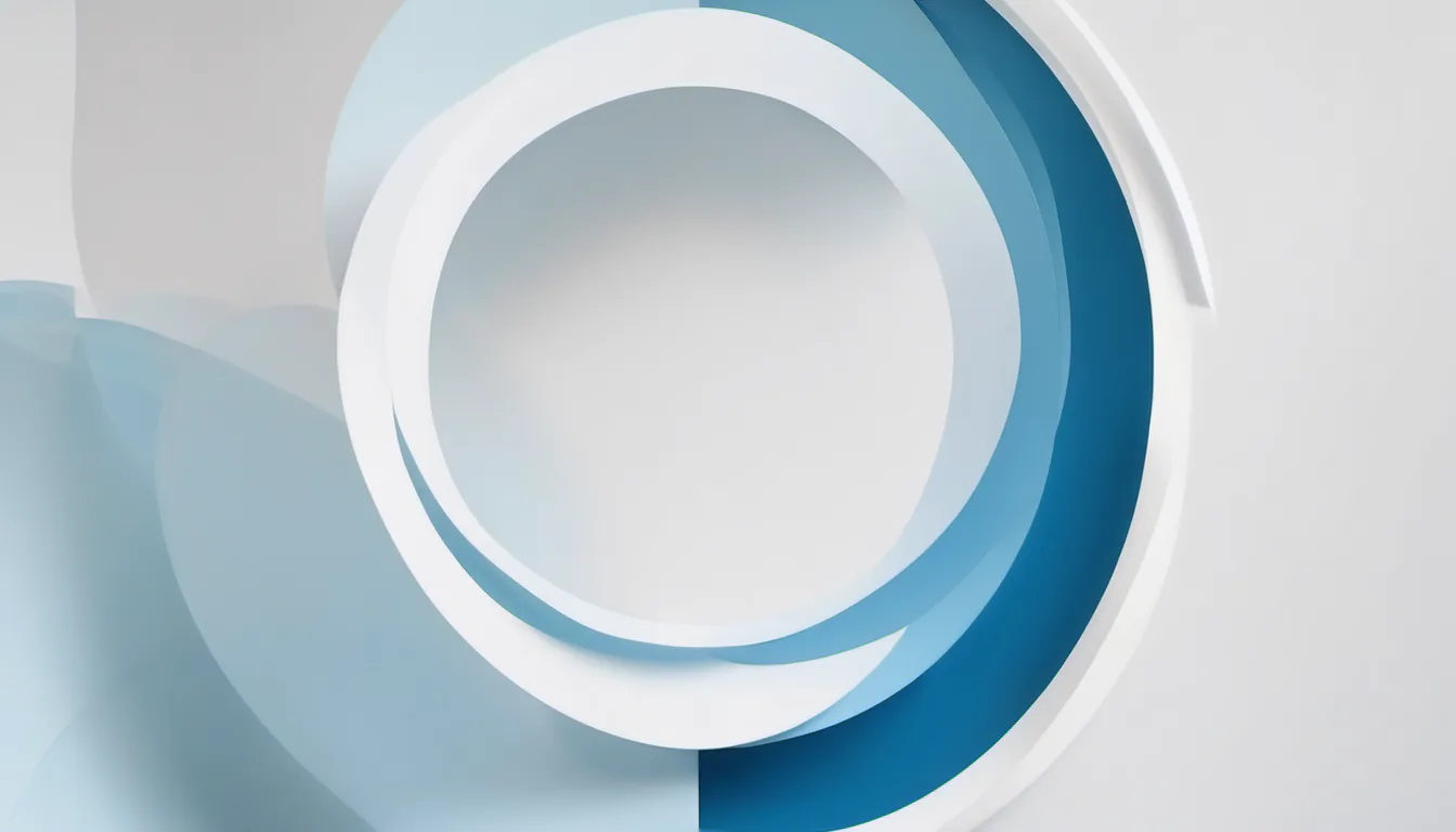 Abstract two halves meeting illustration in blue and pale sky on white — decorative header for Plug-In 40 Amp EV Chargers Compared