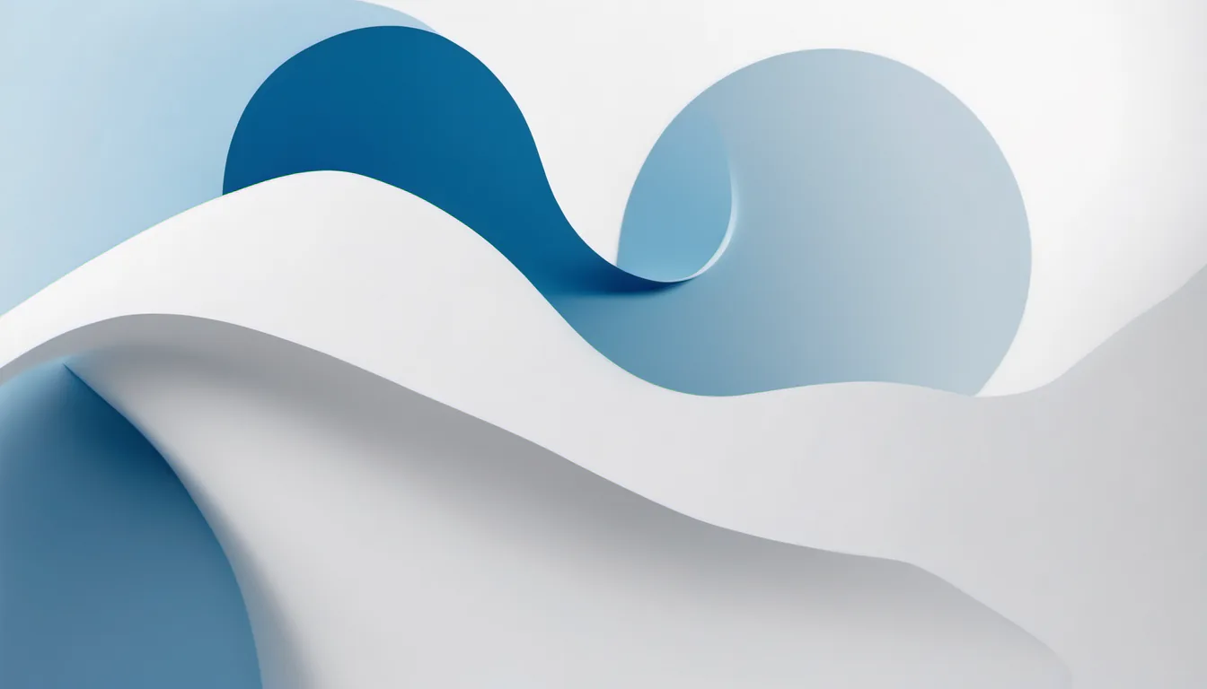 Abstract compact travelling form illustration in blue and pale sky on white — decorative header for Portable EV Chargers Compared on Published Specs